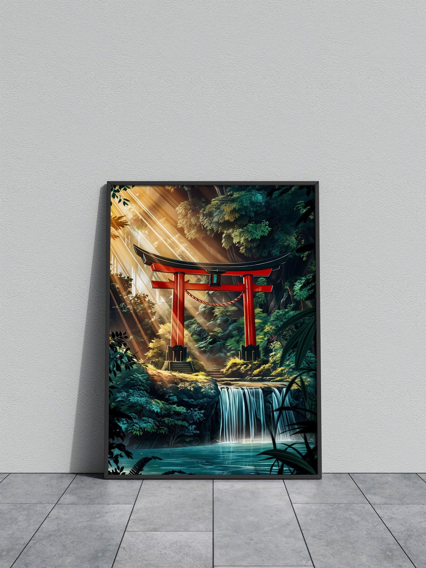 Japan torii gate beautiful Asian Style Poster | Wall Art for Home & Office | High-Quality Print - High-Quality Visual Display