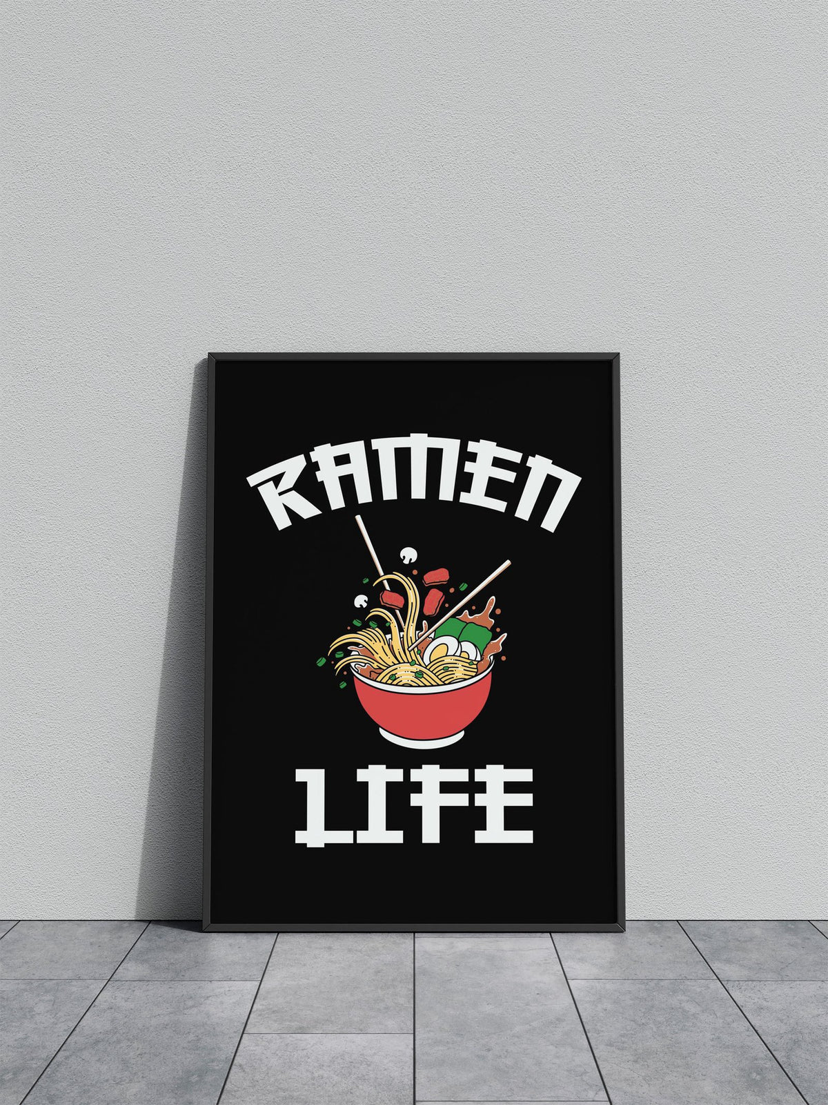 Japanese Anime Ramen Life Asian Style Poster | Wall Art for Home & Office | High-Quality Print - High-Quality Visual Display