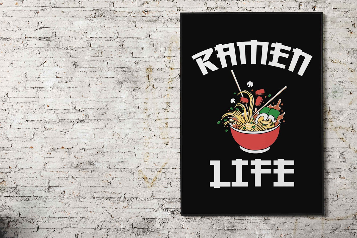 Japanese Anime Ramen Life Asian Style Poster | Wall Art for Home & Office | High-Quality Print - High-Quality Visual Display
