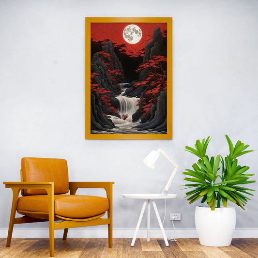 Japanese Art Landscape Asian Style Poster | Wall Art for Home & Office | High-Quality Print - High-Quality Visual Display
