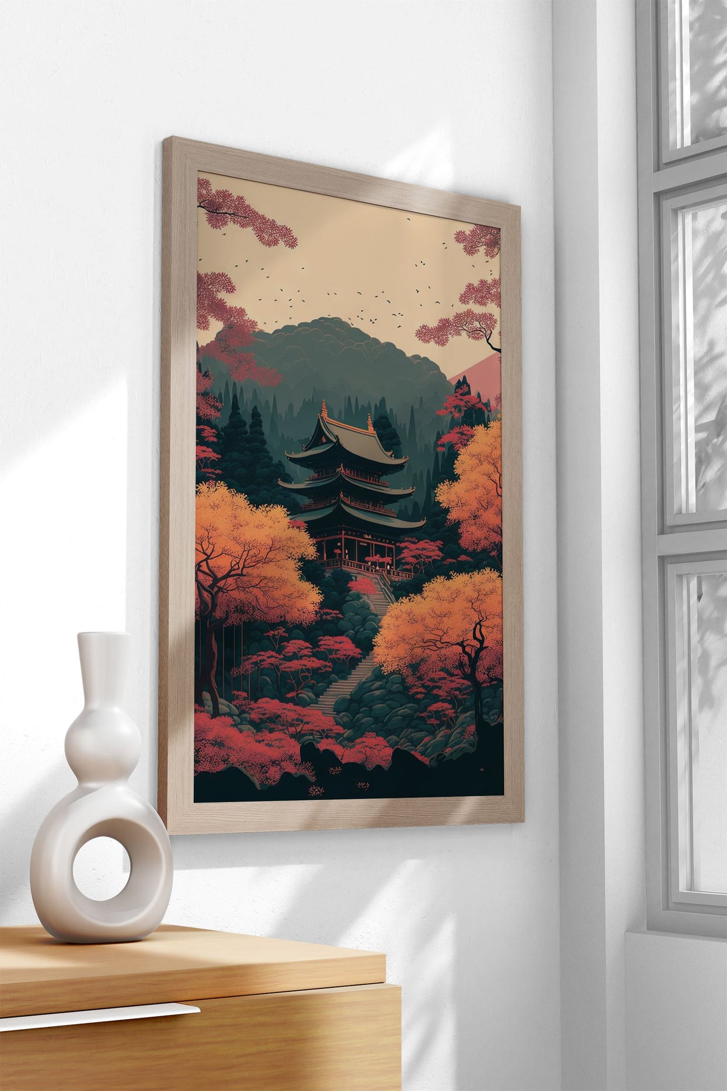 Japanese Autumn Asian Style Poster | Wall Art for Home & Office | High-Quality Print