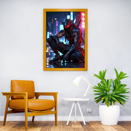 Japanese Black Demon Asian Style Poster | Wall Art for Home & Office | High-Quality Print - High-Quality Visual Display