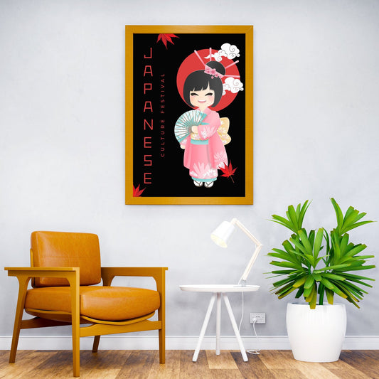 Japanese Culture Festival Asian Style Poster | Wall Art for Home & Office | High-Quality Print - High-Quality Visual Display