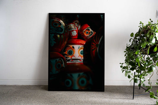 Japanese Daruma Dolls Asian Style Poster | Wall Art for Home & Office | High-Quality Print - High-Quality Visual Display