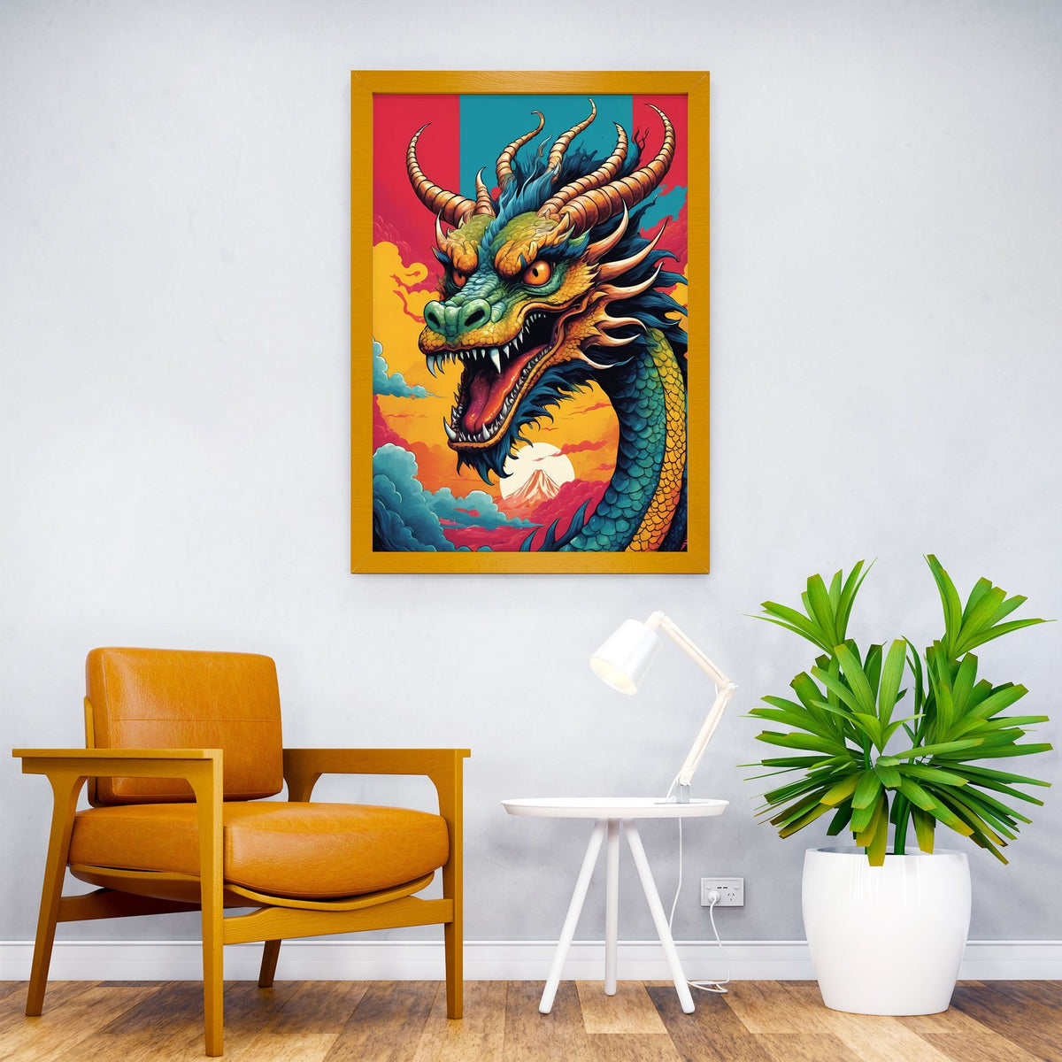 Japanese Dragon 1 Asian Style Poster | Wall Art for Home & Office | High-Quality Print - High-Quality Visual Display