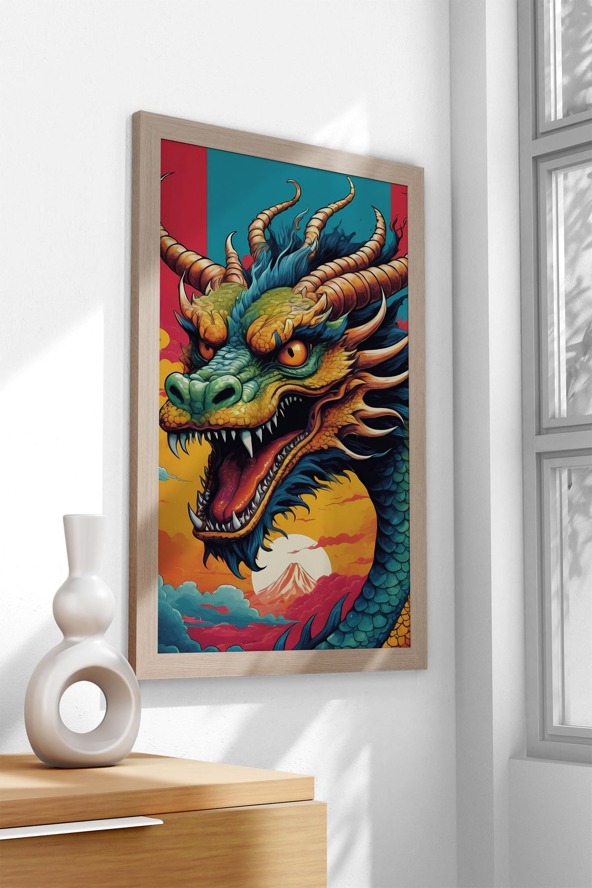Japanese Dragon 1 Asian Style Poster | Wall Art for Home & Office | High-Quality Print - High-Quality Visual Display
