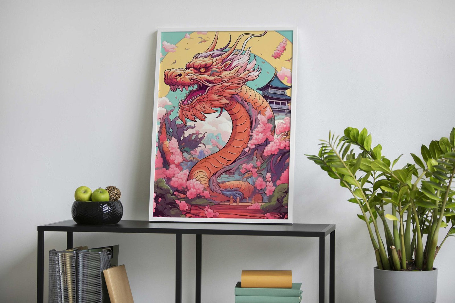 Japanese Dragon Art Asian Style Poster | Wall Art for Home & Office | High-Quality Print