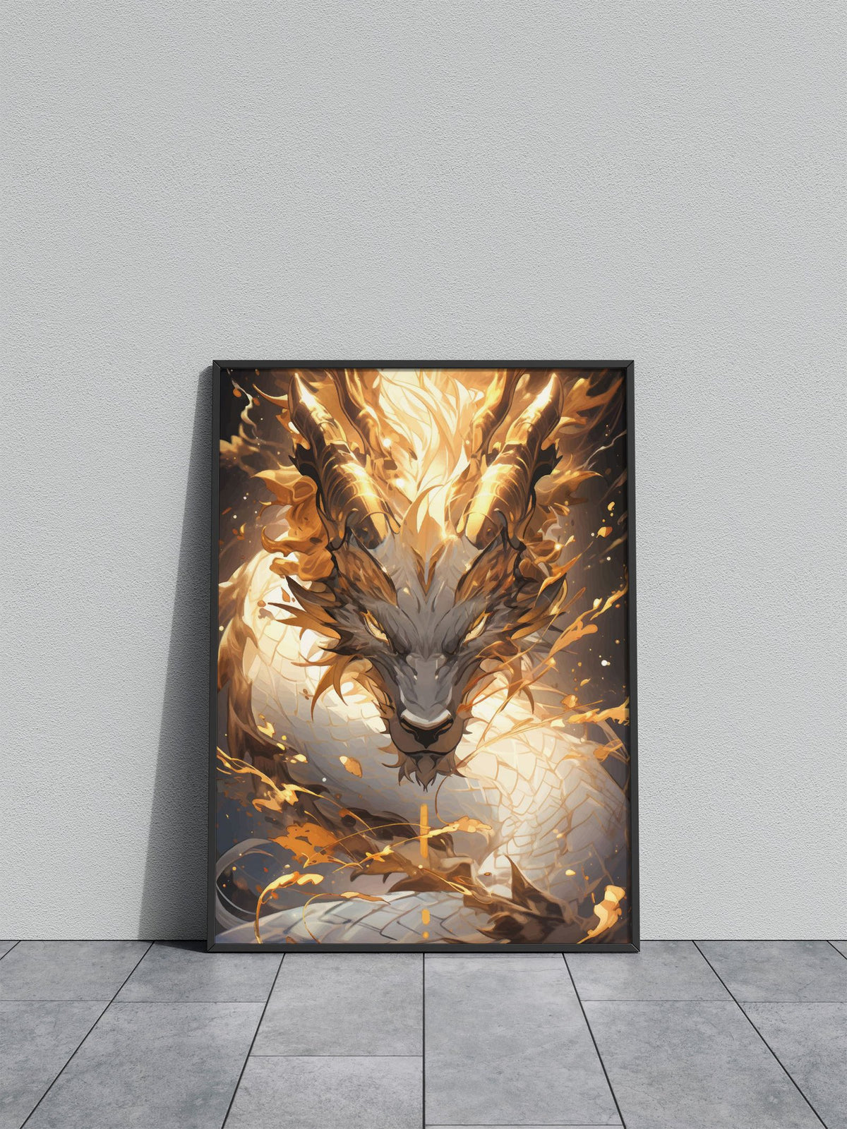 Japanese Dragon Universe Asian Style Poster | Wall Art for Home & Office | High-Quality Print - High-Quality Visual Display