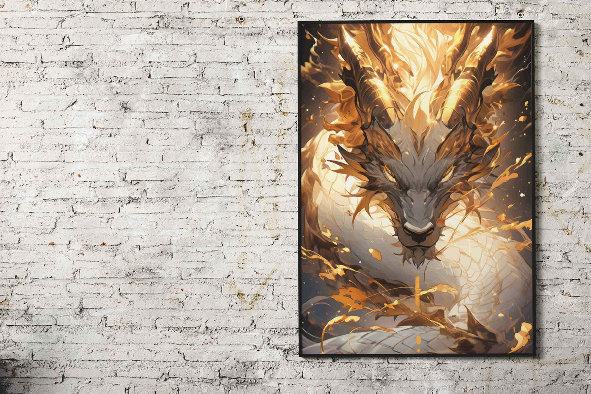 Japanese Dragon Universe Asian Style Poster | Wall Art for Home & Office | High-Quality Print - High-Quality Visual Display
