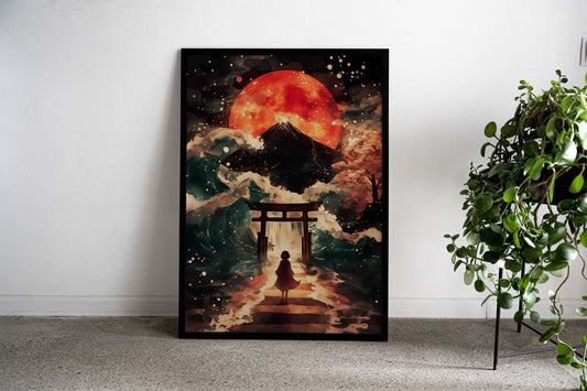 Japanese Dream Landscape Asian Style Poster | Wall Art for Home & Office | High-Quality Print - High-Quality Visual Display