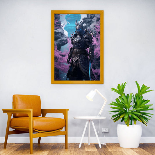 Japanese Fantasy Samurai Asian Style Poster | Wall Art for Home & Office | High-Quality Print - High-Quality Visual Display