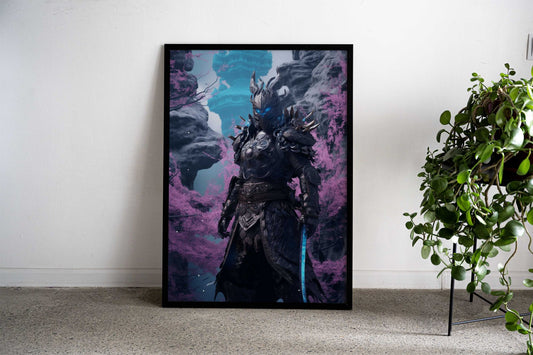 Japanese Fantasy Samurai Asian Style Poster | Wall Art for Home & Office | High-Quality Print - High-Quality Visual Display