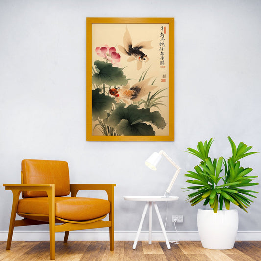 Japanese Fish 1 Asian Style Poster | Wall Art for Home & Office | High-Quality Print - High-Quality Visual Display