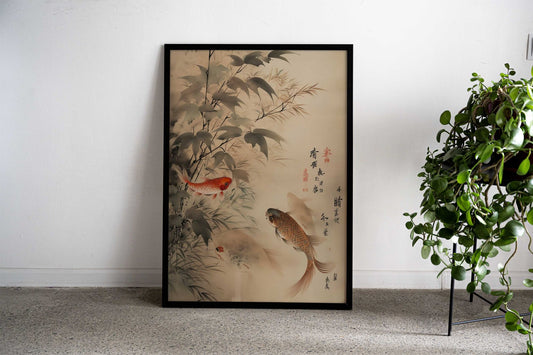 Japanese Fish 4 Asian Style Poster | Wall Art for Home & Office | High-Quality Print - High-Quality Visual Display