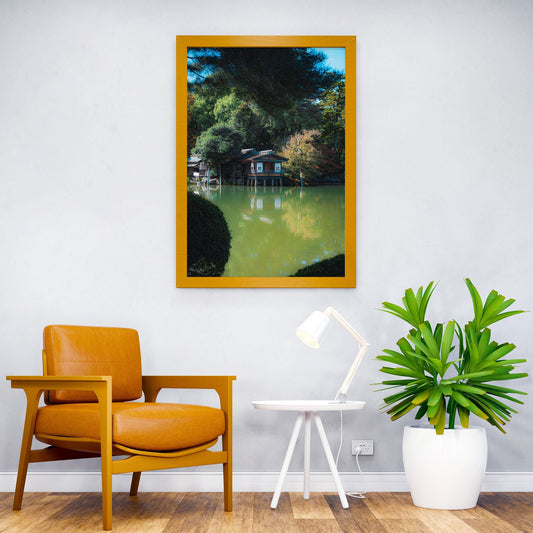 Japanese Garden House Asian Style Poster | Wall Art for Home & Office | High-Quality Print - High-Quality Visual Display