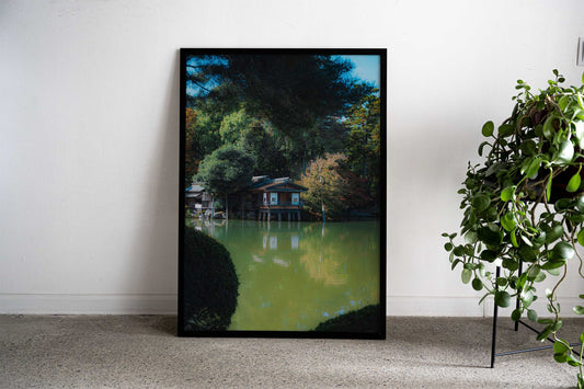 Japanese Garden House Asian Style Poster | Wall Art for Home & Office | High-Quality Print - High-Quality Visual Display