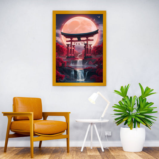 Japanese Gate 1 Asian Style Poster | Wall Art for Home & Office | High-Quality Print - High-Quality Visual Display