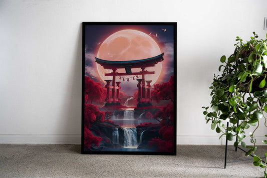 Japanese Gate 1 Asian Style Poster | Wall Art for Home & Office | High-Quality Print - High-Quality Visual Display