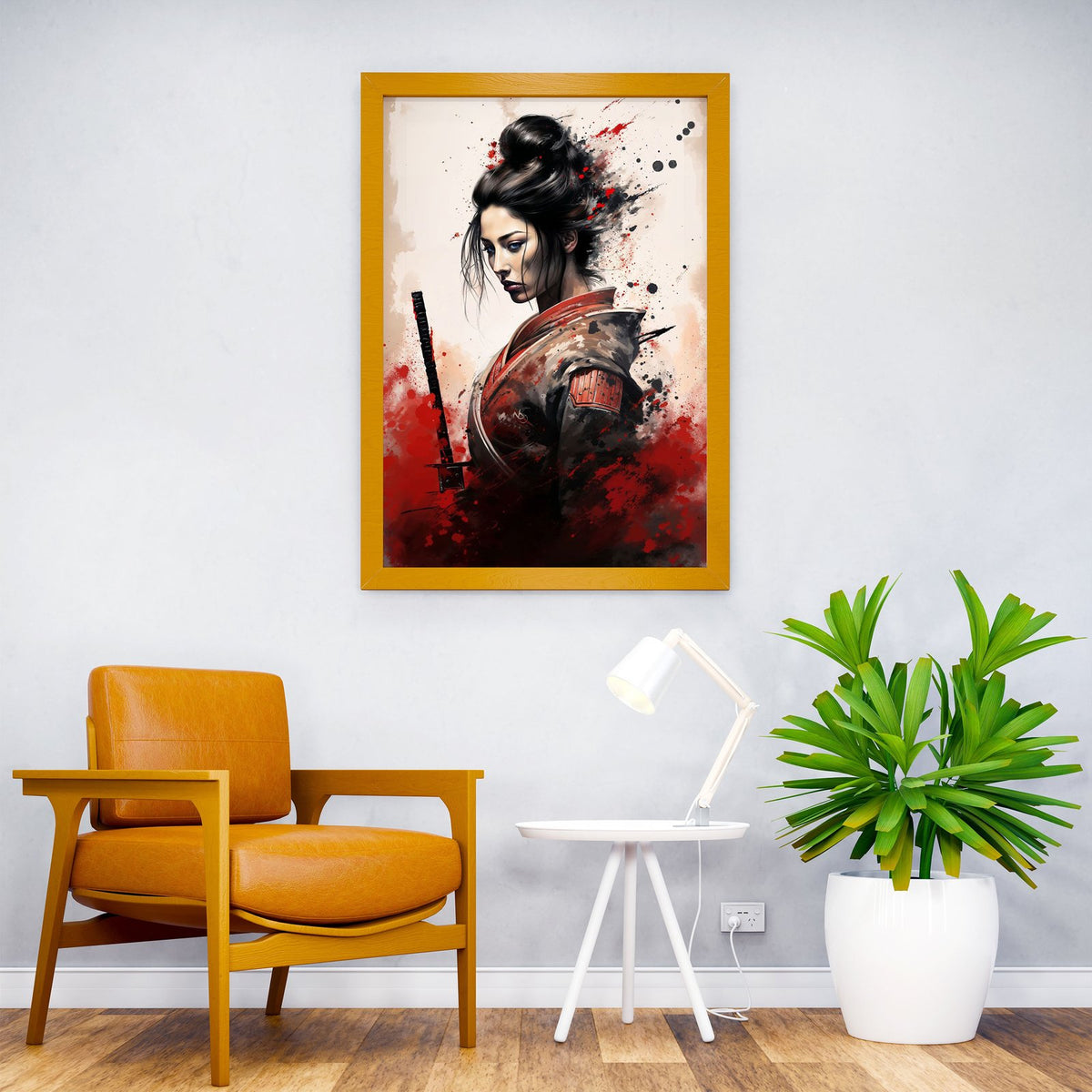 Japanese Geisha Samurai Asian Style Poster | Wall Art for Home & Office | High-Quality Print - High-Quality Visual Display