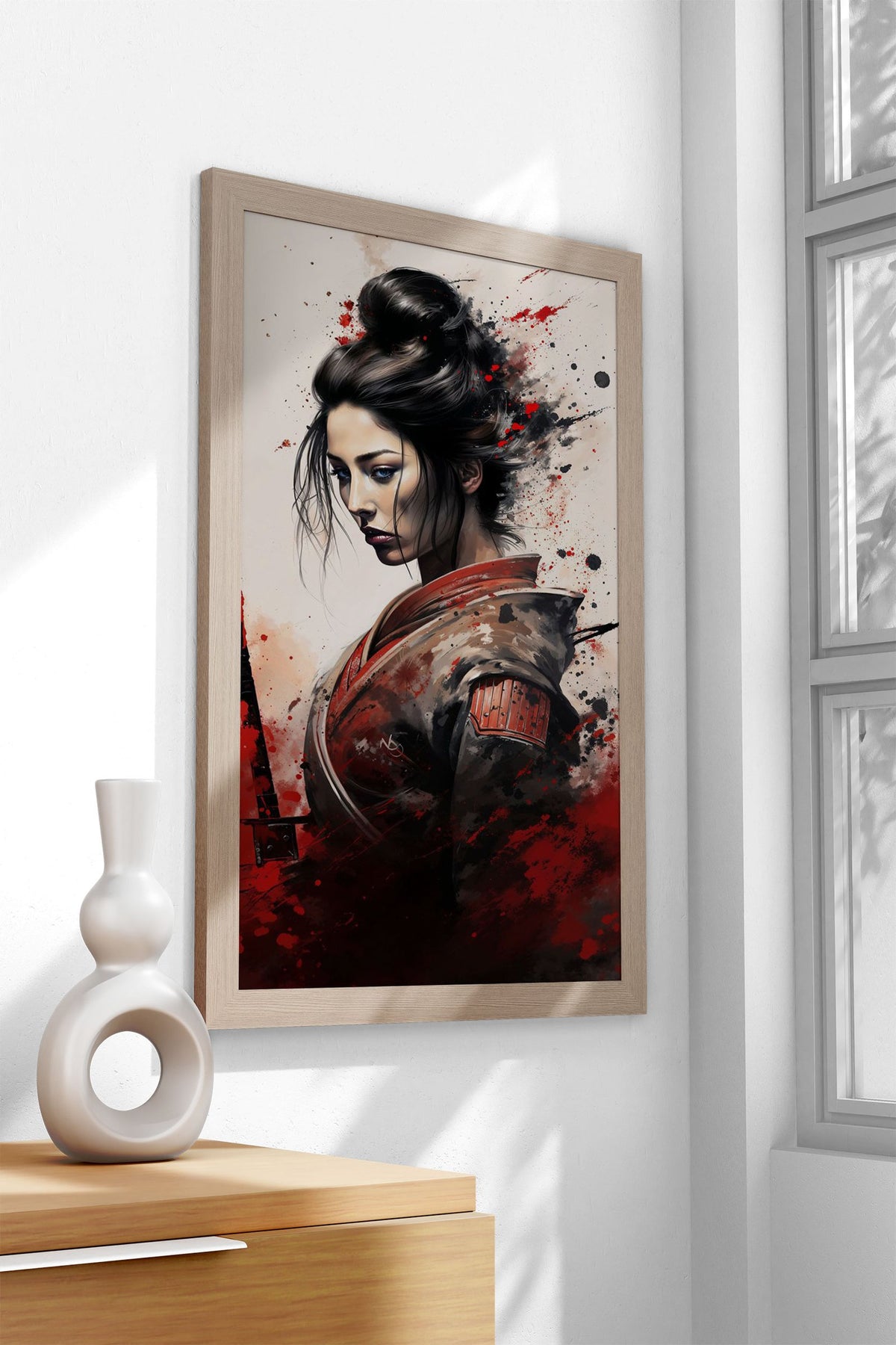 Japanese Geisha Samurai Asian Style Poster | Wall Art for Home & Office | High-Quality Print - High-Quality Visual Display
