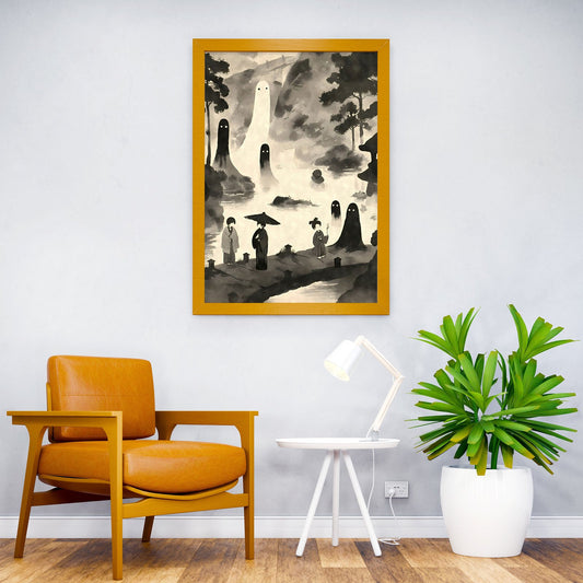 Japanese Ghostly Yokai Asian Style Poster | Wall Art for Home & Office | High-Quality Print - High-Quality Visual Display