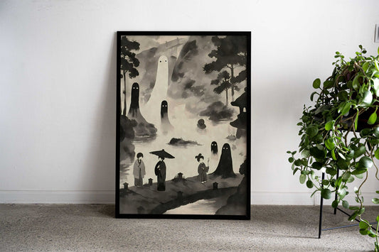 Japanese Ghostly Yokai Asian Style Poster | Wall Art for Home & Office | High-Quality Print - High-Quality Visual Display