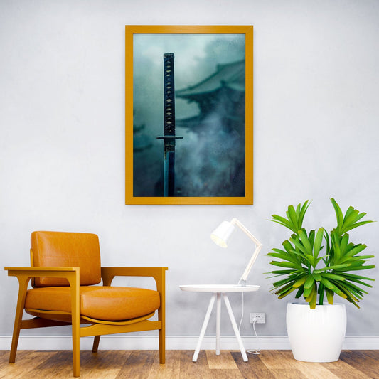 Japanese Katana Asian Style Poster | Wall Art for Home & Office | High-Quality Print - High-Quality Visual Display