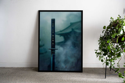 Japanese Katana Asian Style Poster | Wall Art for Home & Office | High-Quality Print - High-Quality Visual Display