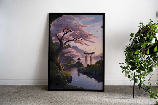 Japanese Landscape 03 Asian Style Poster | Wall Art for Home & Office | High-Quality Print - High-Quality Visual Display