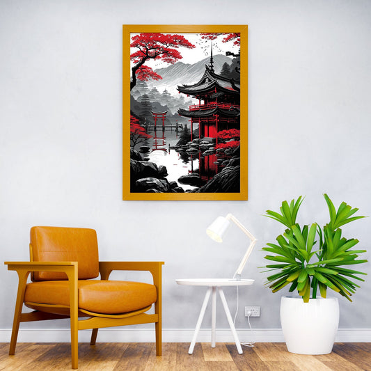 Japanese Landscape 13 Asian Style Poster | Wall Art for Home & Office | High-Quality Print - High-Quality Visual Display