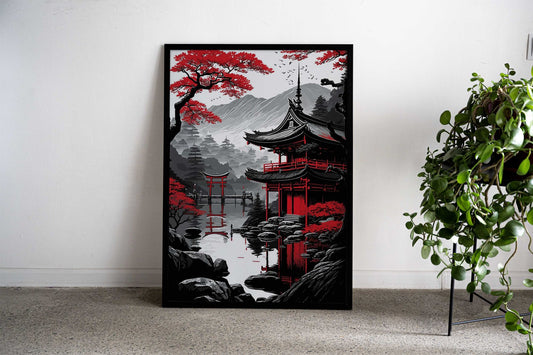 Japanese Landscape 13 Asian Style Poster | Wall Art for Home & Office | High-Quality Print - High-Quality Visual Display