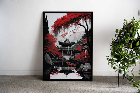 Japanese Landscape 16 Asian Style Poster | Wall Art for Home & Office | High-Quality Print - High-Quality Visual Display