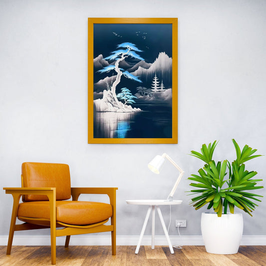 Japanese Landscape 2 Asian Style Poster | Wall Art for Home & Office | High-Quality Print - High-Quality Visual Display