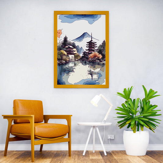 Japanese Landscape 5 Asian Style Poster | Wall Art for Home & Office | High-Quality Print - High-Quality Visual Display