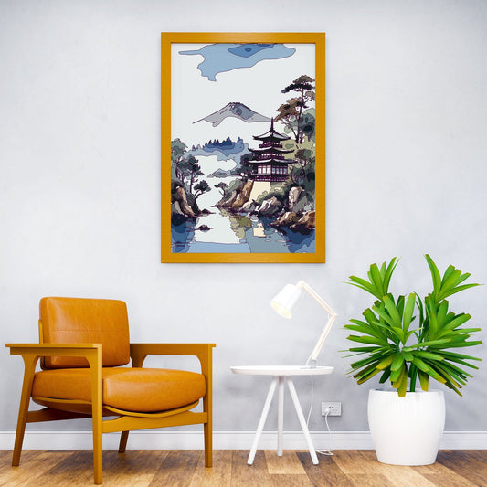 Japanese Landscape 6 Asian Style Poster | Wall Art for Home & Office | High-Quality Print - High-Quality Visual Display