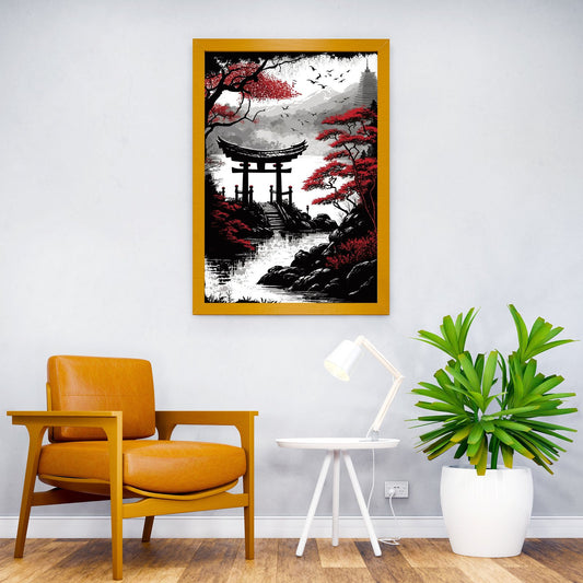 Japanese Landscape 7 Asian Style Poster | Wall Art for Home & Office | High-Quality Print - High-Quality Visual Display