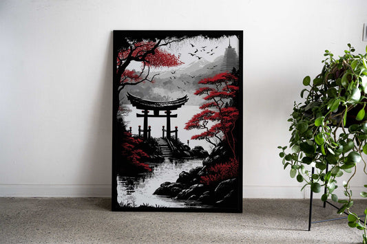 Japanese Landscape 7 Asian Style Poster | Wall Art for Home & Office | High-Quality Print - High-Quality Visual Display