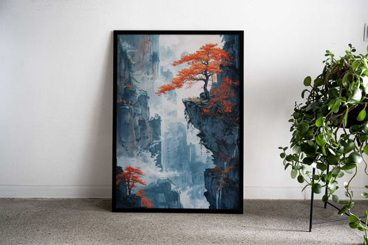 Japanese Landscape Nature Asian Style Poster | Wall Art for Home & Office | High-Quality Print - High-Quality Visual Display