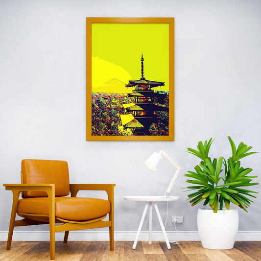 Japanese Landscape Pop Art Asian Style Poster | Wall Art for Home & Office | High-Quality Print - High-Quality Visual Display