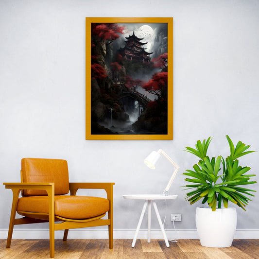 Japanese Landscape Water Asian Style Poster | Wall Art for Home & Office | High-Quality Print - High-Quality Visual Display