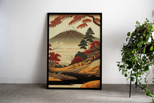 Japanese Landscapes Asian Style Poster | Wall Art for Home & Office | High-Quality Print - High-Quality Visual Display