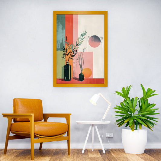 Japanese Line Art Asian Style Poster | Wall Art for Home & Office | High-Quality Print - High-Quality Visual Display
