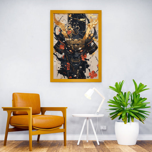 Japanese Mask Asian Style Poster | Wall Art for Home & Office | High-Quality Print - High-Quality Visual Display