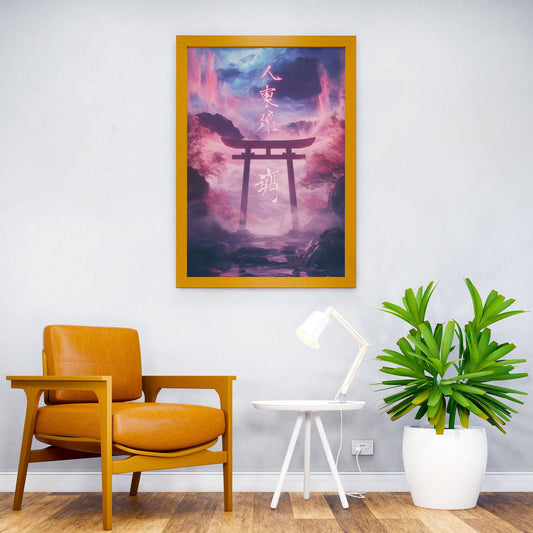 Japanese Mountain Gate Asian Style Poster | Wall Art for Home & Office | High-Quality Print - High-Quality Visual Display