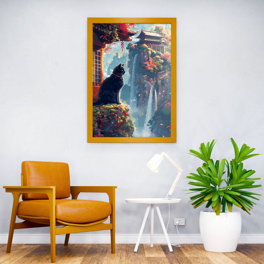Japanese Mountains Asian Style Poster | Wall Art for Home & Office | High-Quality Print - High-Quality Visual Display