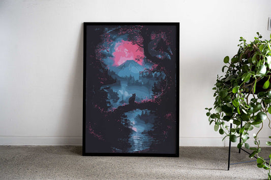Japanese Mythology Asian Style Poster | Wall Art for Home & Office | High-Quality Print - High-Quality Visual Display