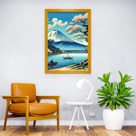 Japanese Nature Landscape Asian Style Poster | Wall Art for Home & Office | High-Quality Print - High-Quality Visual Display