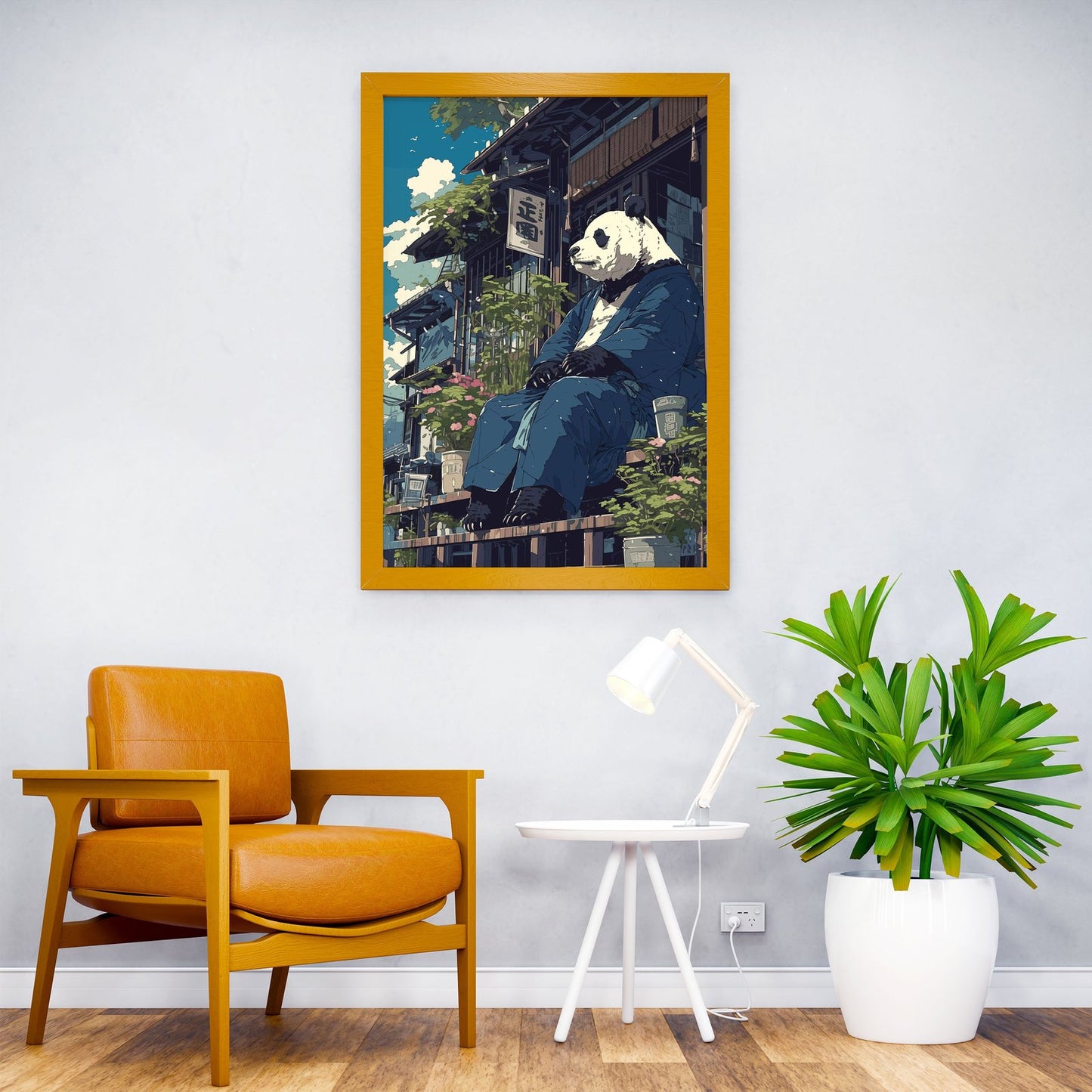 Japanese Panda Bear Anime Asian Style Poster | Wall Art for Home & Office | High-Quality Print - High-Quality Visual Display