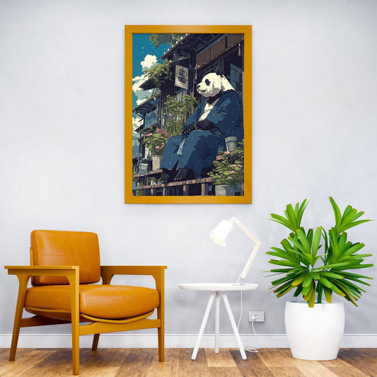 Japanese Panda Bear Anime Asian Style Poster | Wall Art for Home & Office | High-Quality Print - High-Quality Visual Display