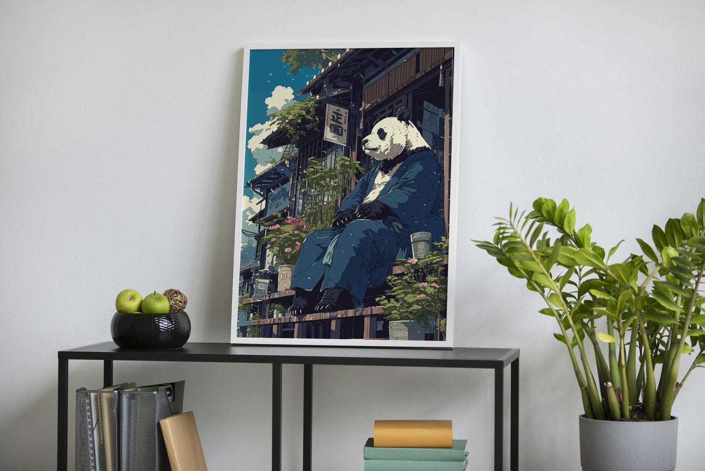 Japanese Panda Bear Anime Asian Style Poster | Wall Art for Home & Office | High-Quality Print - High-Quality Visual Display